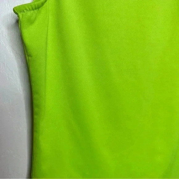 Ardene Mock Neck Tank Top Sleeveless Neon Green Size Medium - Picture 12 of 16